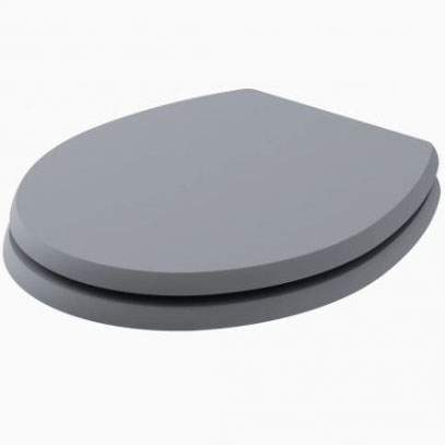 Bayswater Fitzroy Traditional Soft Close Toilet Seat - Plummett Grey