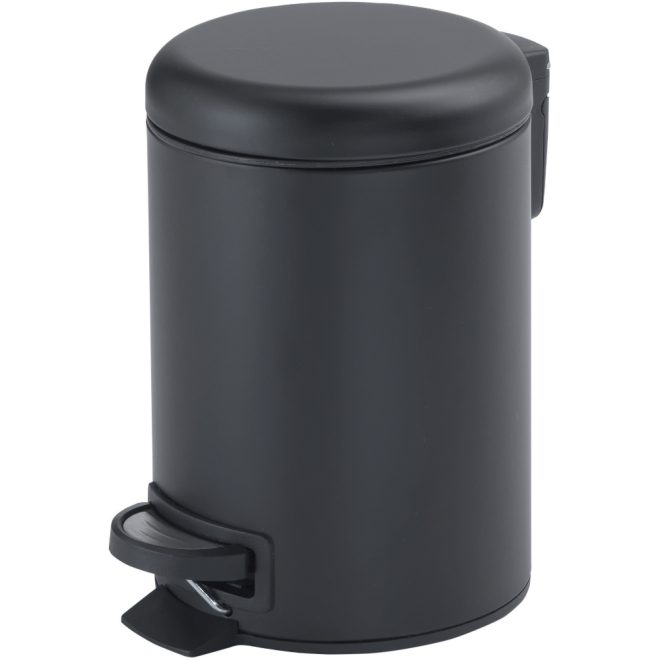 Origins Living Matt Black 5L Potty Pedal Bin