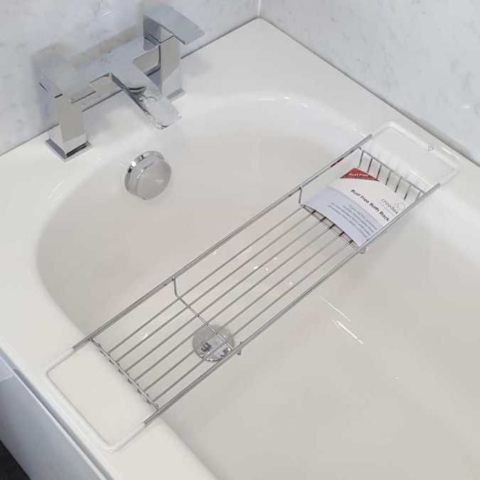 Croydex Premium Bath Rack Rust Free Bathroom Accessories