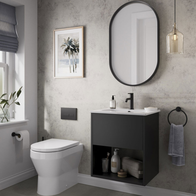 Quartz Grey Showerwall Laminate Panels