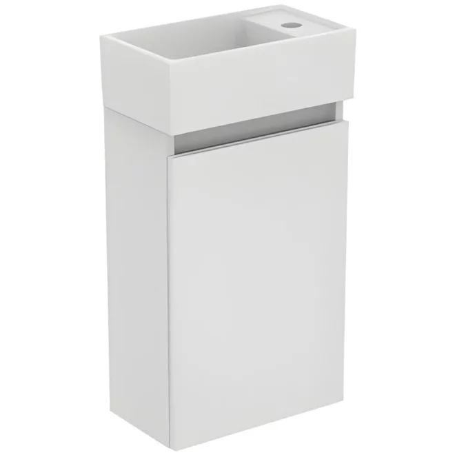 Ideal Standard Eurovit+ 350mm Gloss White Wall Hung Unit and Basin
