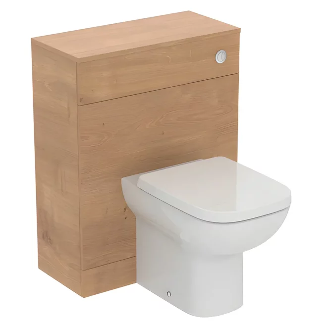 Ideal Standard Eurovit+ 650mm Natural Oak Toilet Unit with Adjustable Cistern