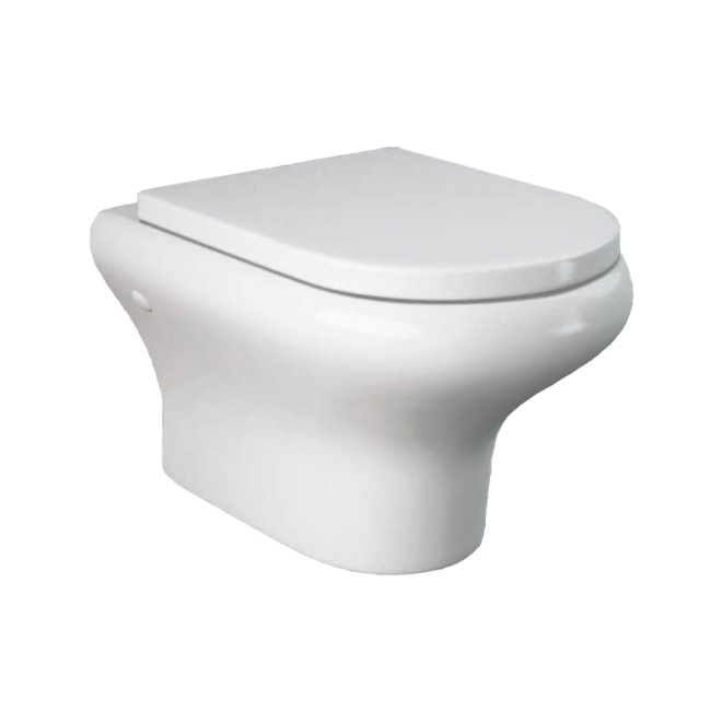 RAK Compact Wall Hung Pan & Seat 