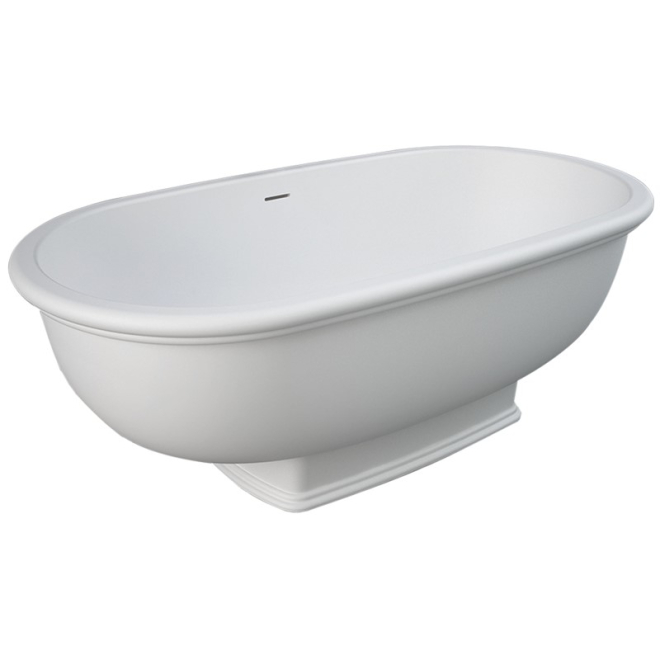 Washington White 1560 x 810 Freestanding Bath - RAK Ceramics