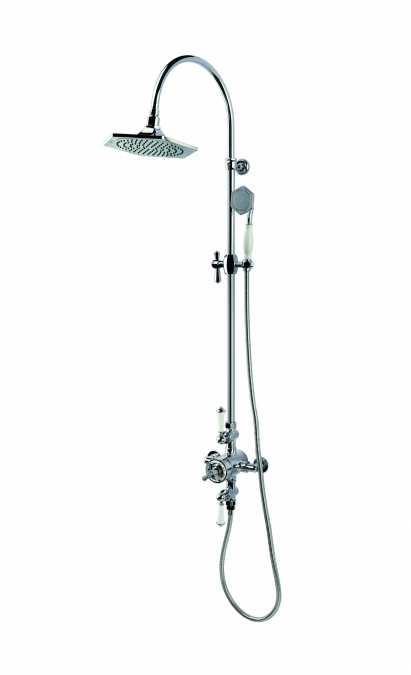 RAK Washington Exposed Thermostatic Shower Column with Fixed Head