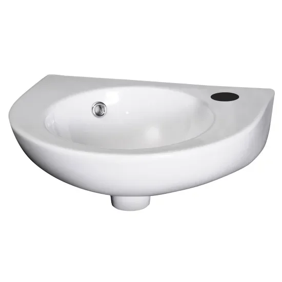 Nuie Choice Ramsay 450mm Wall Hung Square Cloakroom Basin