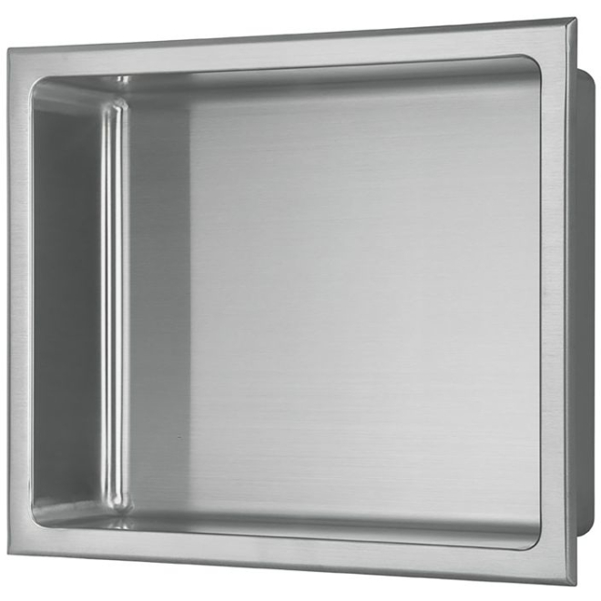 Anatra Stainless Steel 305 x 360mm Bathroom Niche