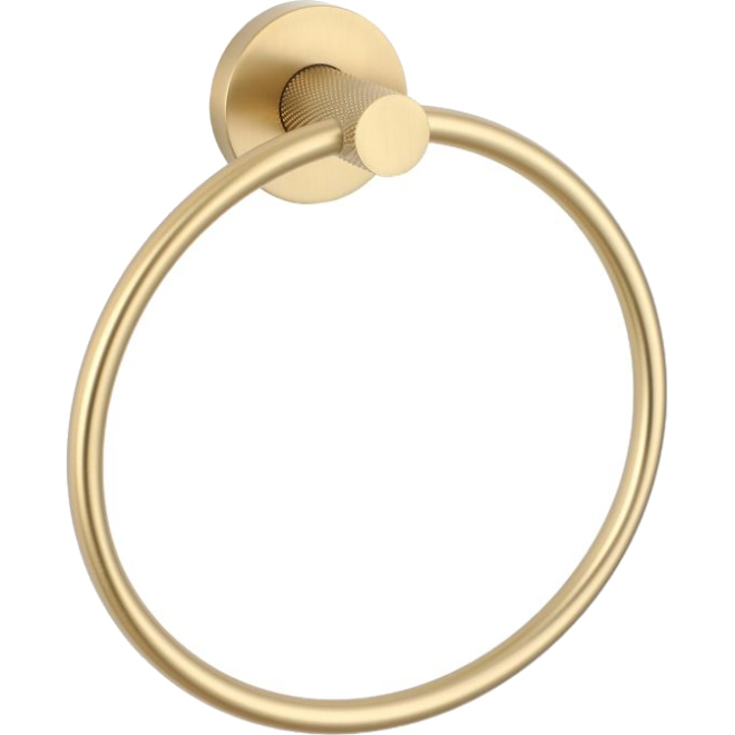 Abacot Brushed Brass Towel Ring