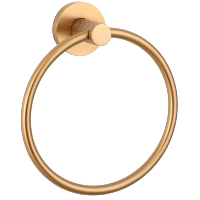 Abacot Brushed Bronze Towel Ring