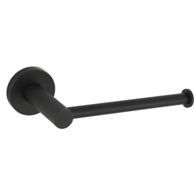 Abacot Matt Black Toilet Roll Holder