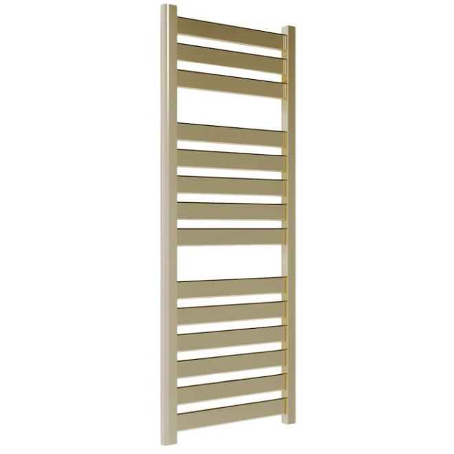 Abacot 500 x 1150mm Brushed Brass Straight Ladder Radiator