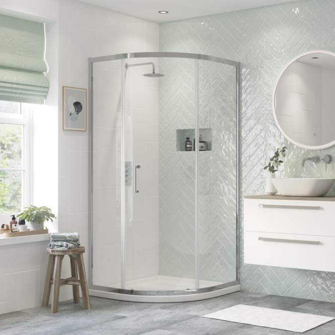 Relax 900mm 1 Door Quadrant Shower Enclosure