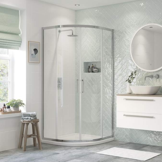 Relax 900mm 2 Door Quadrant Shower Enclosure