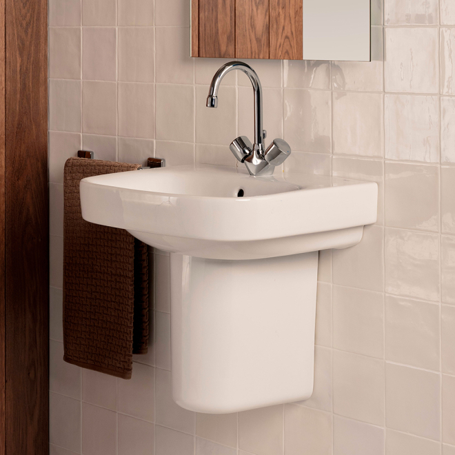 Roca Debba Optica 600mm Wall Hung Basin