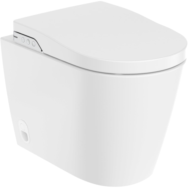 Roca Inspira In-Wash Rimless Back to Wall Smart Toilet