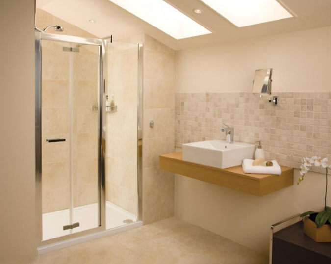 Buy Roman Showers Embrace Bi Fold Door 1200mm Biggest Discount