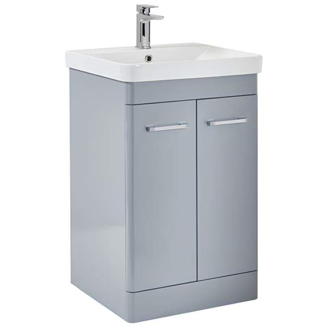 Scudo Rossini 600 Pebble Grey Vanity Unit