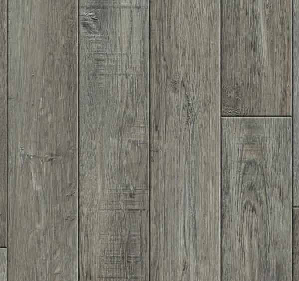 Rustic Oak Dark Grey Vinyl Cushion Flooring Home Essentials