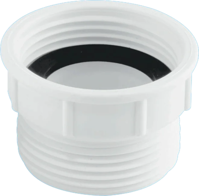 McAlpine Flush Spigot European to UK Waste Outlet Adaptor 1 1/4" - S12A-F