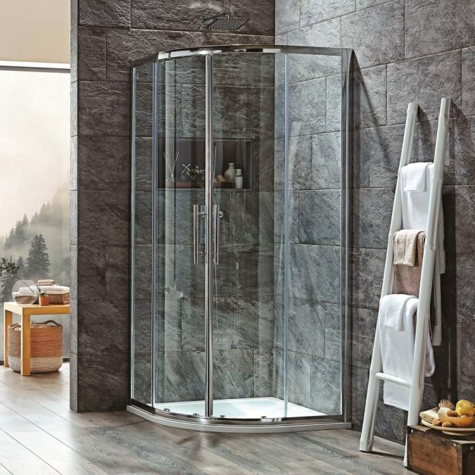 Scudo S8 900 x 900mm Double Door Quadrant Shower Enclosure