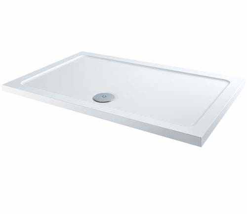 MX Elements 1300 x 800 Anti Slip Rectangular Stone Resin Shower Tray