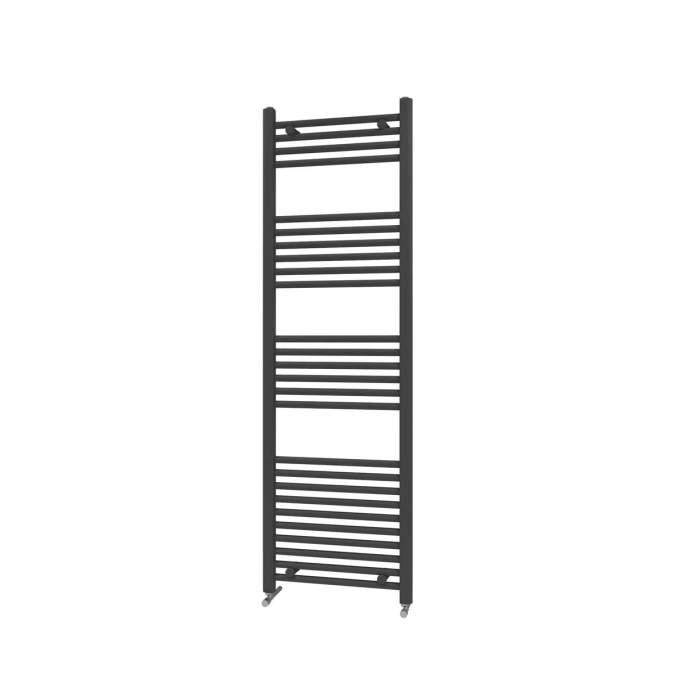 1600 x 600mm Black Bathroom Towel Radiator - Scudo