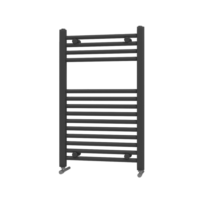 Scudo Strive 800 x 600mm Black Towel Radiator