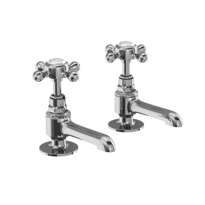 Burlington Stafford Traditional Bath Pillar Taps STA13