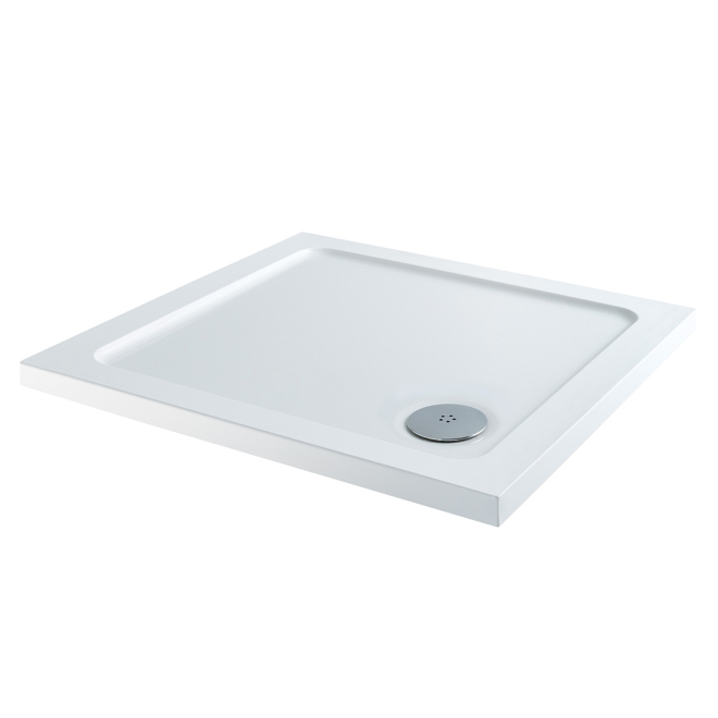 Scudo Square Stone Resin Shower Tray 760 x 760mm