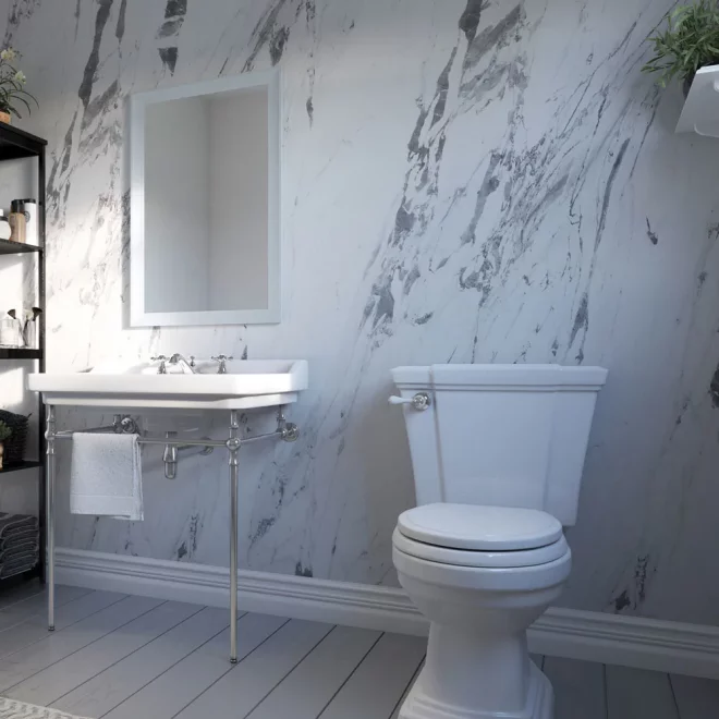 Lightning Marble Showerwall Majestic Waterproof Core Laminate Panels