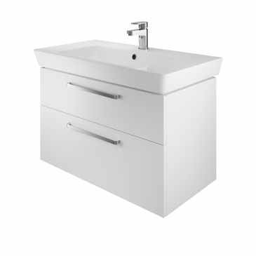 White Space 800mm Wall Hung Vanity Unit, Wall Hung Vanity Unit 800mm