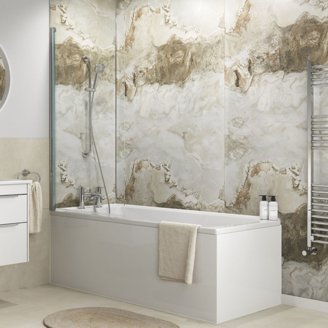 Mocha Showerwall Laminate Panels