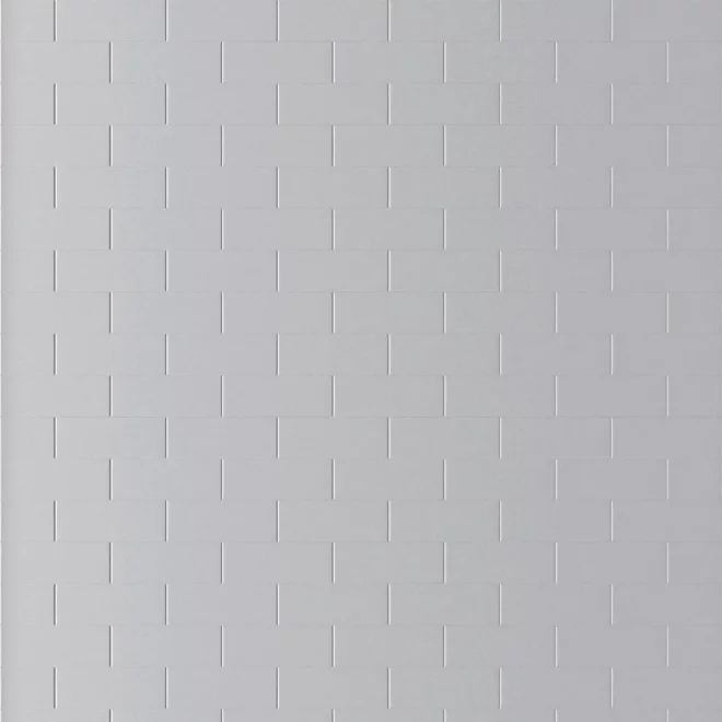 Silver Grey Showerwall Compact Tile Effect Wall Panel - 1220 x 2400mm