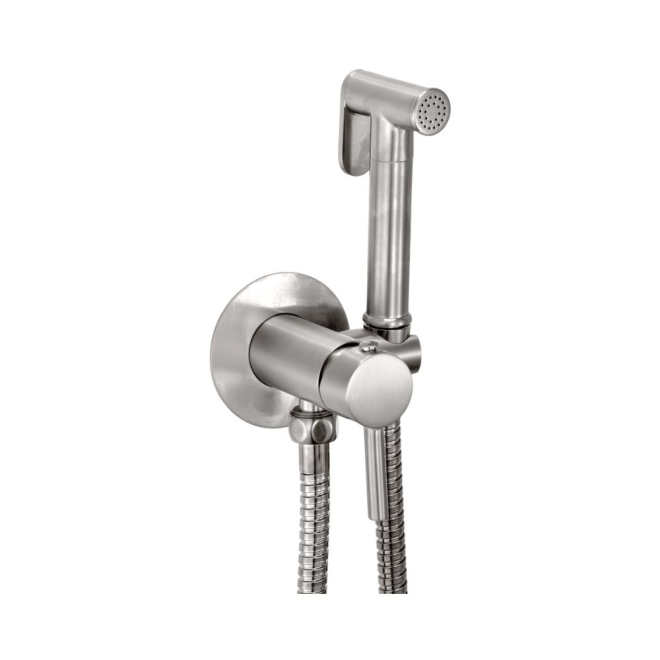 Scudo Brushed Nickel Douche Kit with Outlet Elbow