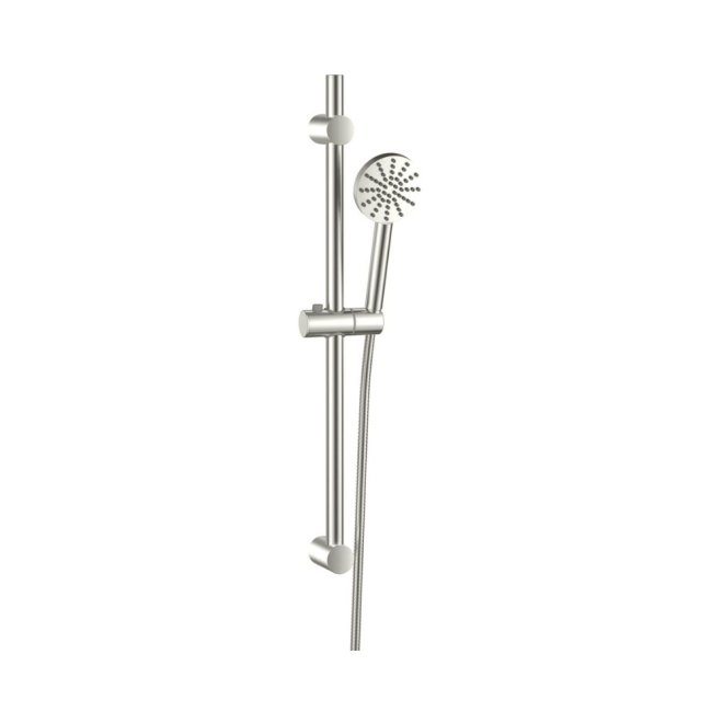 Scudo Brushed Nickel Exposed Rigid Riser Rail