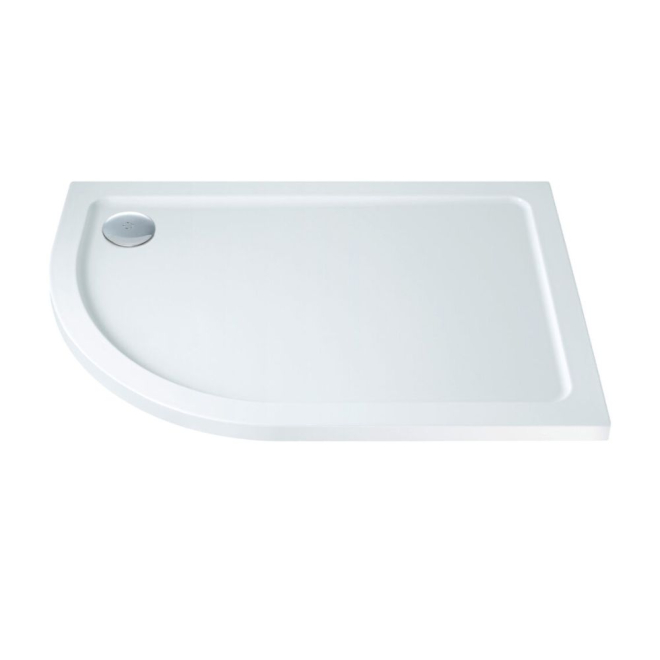 Scudo Offset Quadrant Stone Resin Shower Tray 1200 x 900mm