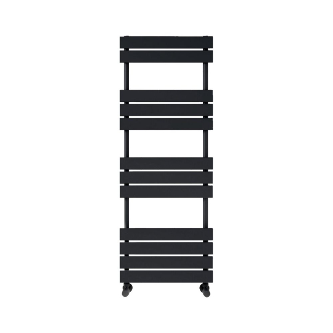 Scudo Life 1200 x 450mm Black Towel Radiator