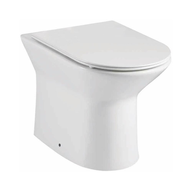 Scudo Middleton Rimless Back To Wall Toilet with Soft Close Seat