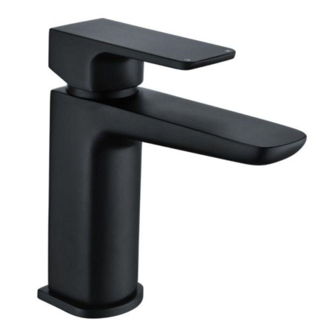 Scudo Muro Black Basin Mono Mixer Tap