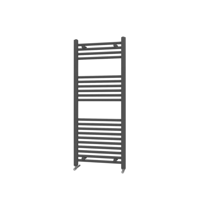 Lancia Strive 1200 x 500mm Carbon Anthracite Towel Rail