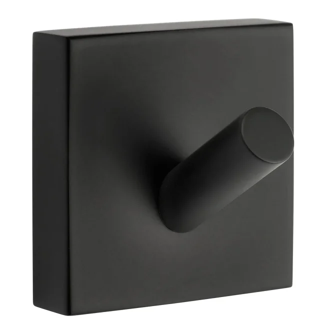 Smedbo House Matt Black Towel Hook