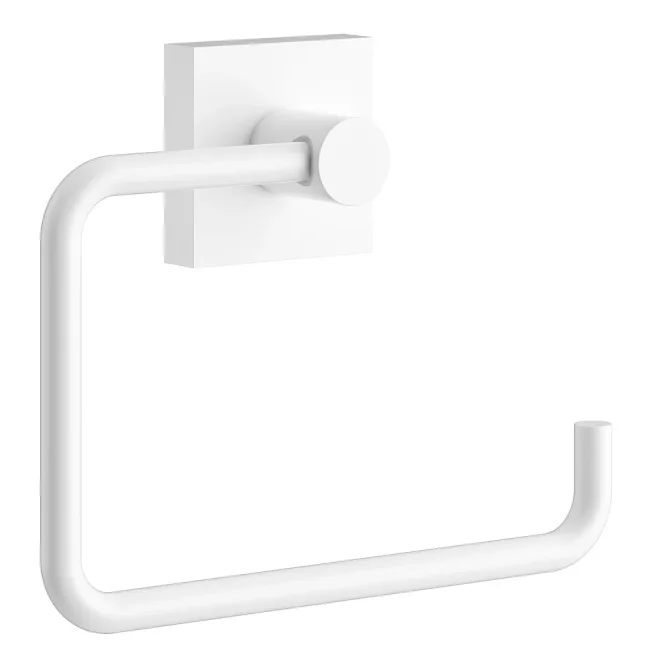 Smedbo House Matt White Toilet Roll Holder