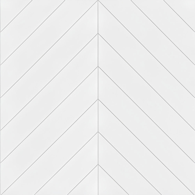 Snow White Chevron Tile Showerwall Laminate Panels