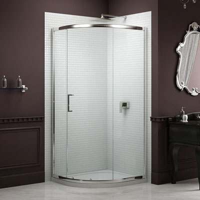 Sommer8 900 x 900mm Single Door Quadrant Shower Enclosure 