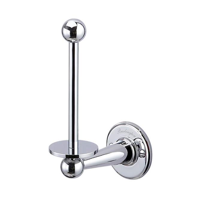 Burlington Spare Toilet Roll Holder - 116 x 60 x 183mm - CLEARANCE