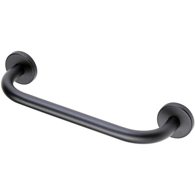 Straight 350mm Grab Rail - Matt Black