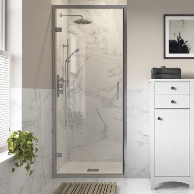 Supreme 900mm Hinged Door Shower Enclosure