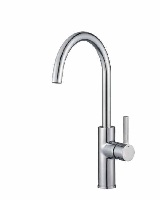 Jeroni Swan 1 Handle Chrome Kitchen Mixer Tap- Francis Pegler Comap