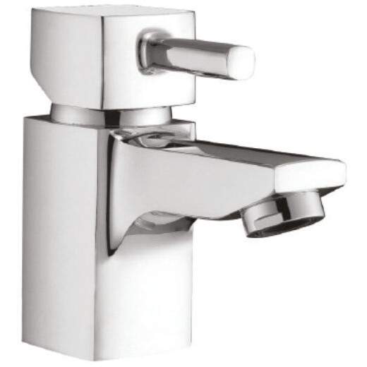 Scudo Forme Mini Mono Basin Mixer Tap with Push Waste