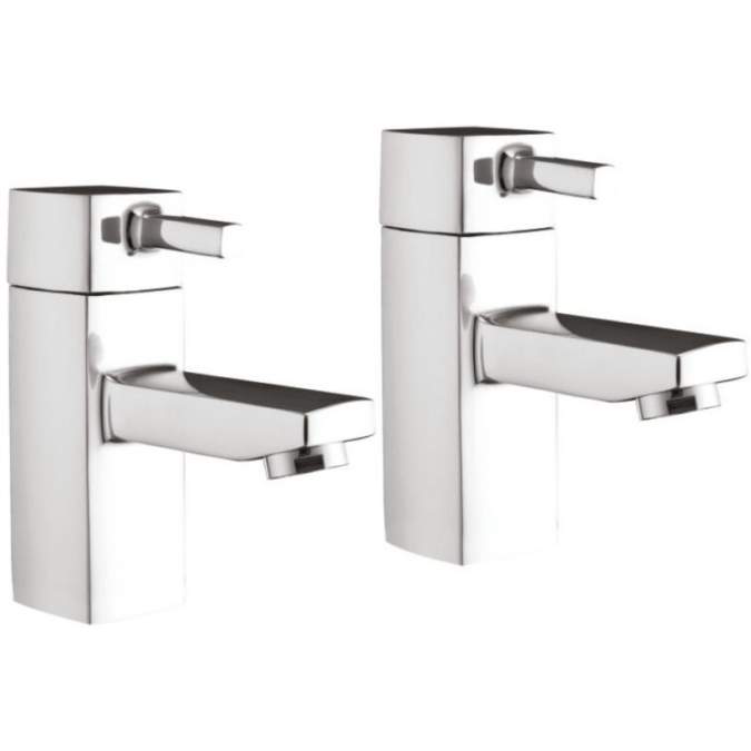 Scudo Forme Chrome Basin Taps (Pair)